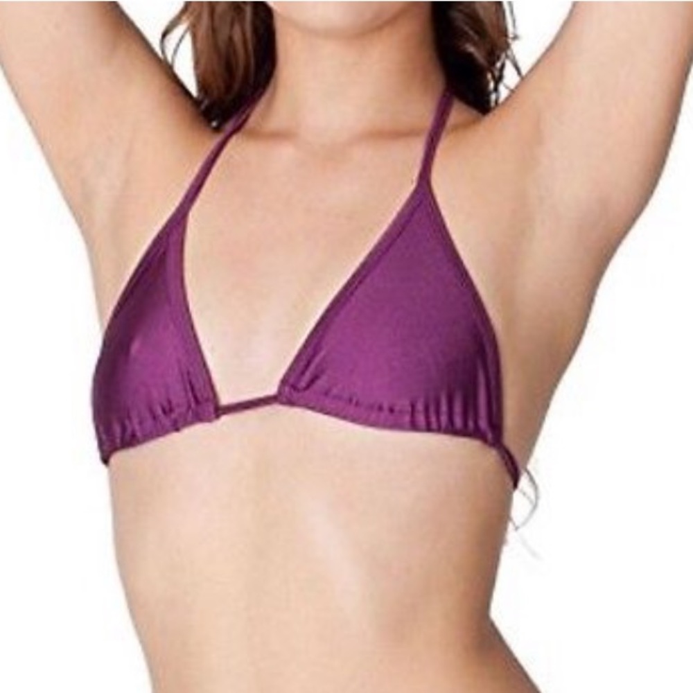 NWOT American Apparel Nylon Triangle Bikini Top